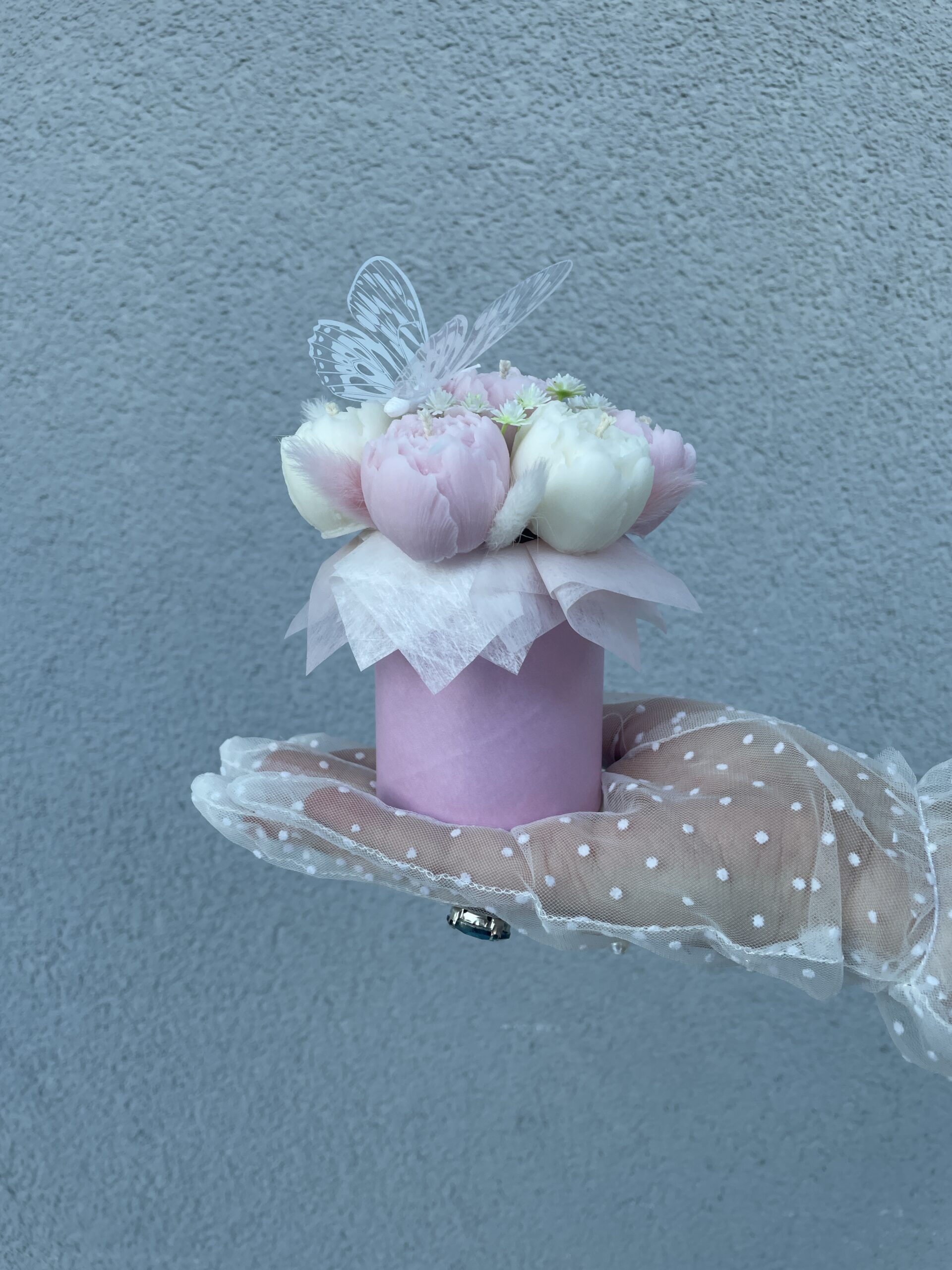 Mini Flower box z motylkiem - obrazek 3