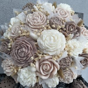 Flower Box XL Czarny Welur